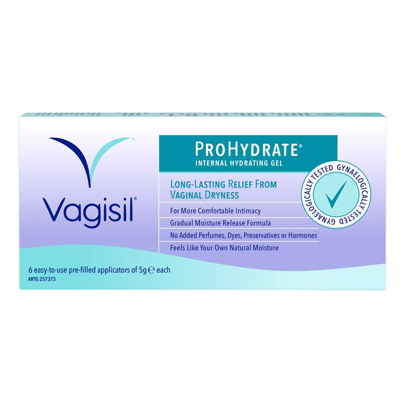 Load image into Gallery viewer, Vagisil ProHydrate Internal Hydrating Gel 6 x 5g
