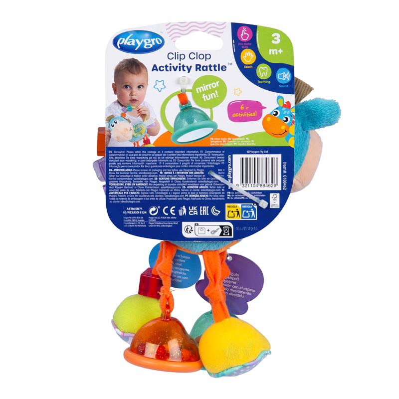 Load image into Gallery viewer, Playgro Clip Clop Activity Rattle
