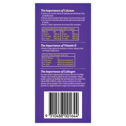 Caltrate Bone and Muscle 100 Tablets