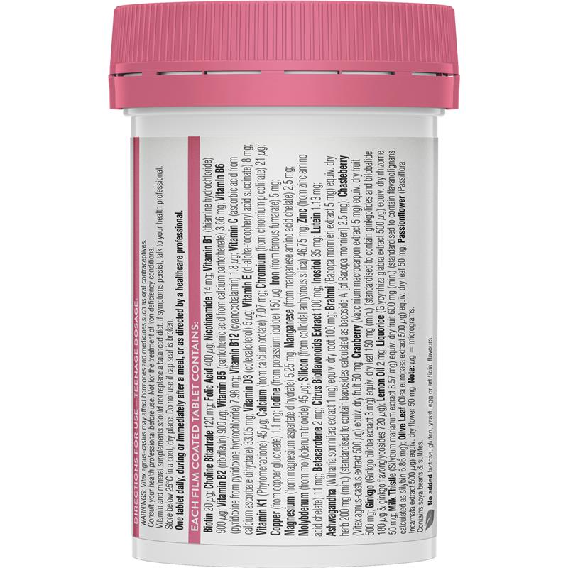 Load image into Gallery viewer, Swisse Teenage Ultivite Women's Multivitamin 60 Tablets
