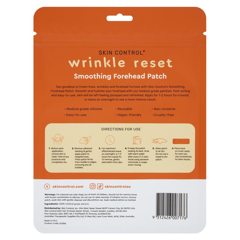 Load image into Gallery viewer, Skin Control Wrinkle Reset Smoothing Forehead Patch
