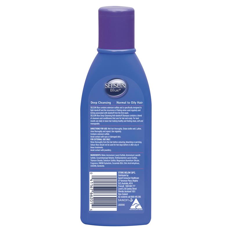 Load image into Gallery viewer, Selsun Blue Anti Dandruff Shampoo Deep Cleansing 200mL
