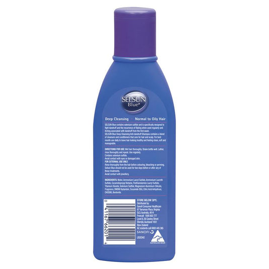 Selsun Blue Anti Dandruff Shampoo Deep Cleansing 200mL