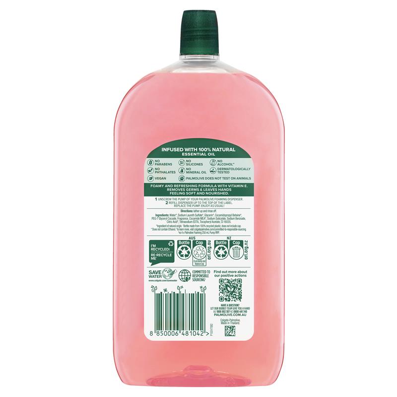 Load image into Gallery viewer, Palmolive Naturals Foaming Hand Wash Refill Cherry Blossom 1L
