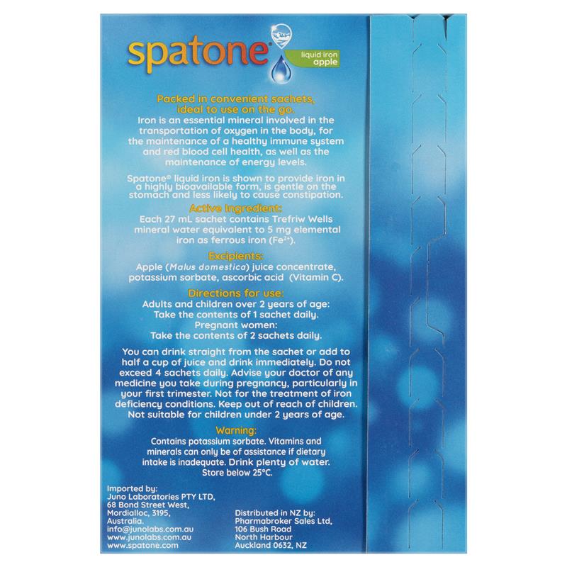 Load image into Gallery viewer, Spatone Iron Supplement 28 Sachets Apple Flavour
