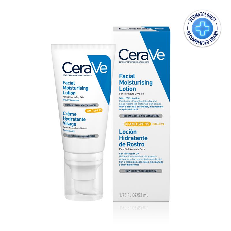Load image into Gallery viewer, CeraVe Facial Moisturising Lotion SPF 15 52ml
