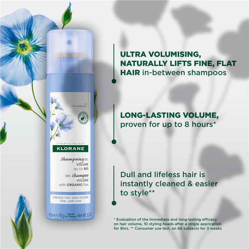 Load image into Gallery viewer, Klorane Dry Shampoo with Organic Flax XL Volume 150ml
