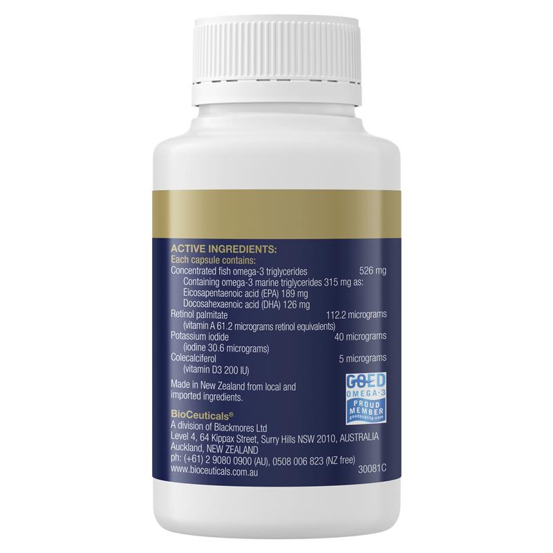 Load image into Gallery viewer, Bioceuticals UltraClean OmegaFactors For Juniors 60 Capsules
