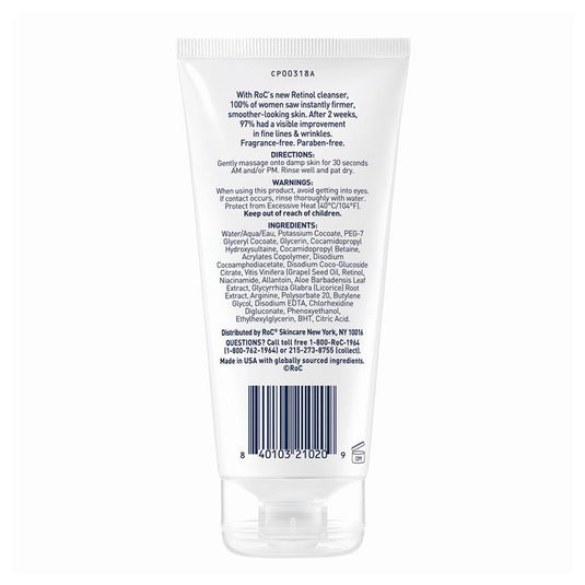 RoC Retinol Correxion Deep Wrinkle Serum Cleanser 177ml