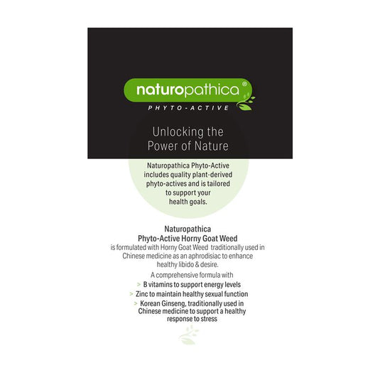 Naturopathica Horny Goat Weed for Him 50 Tablets
