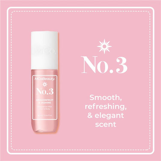 MCoBeauty Dragonfruit & Jasmine No. 3 Fragrance Hair & Body Mist 90ml