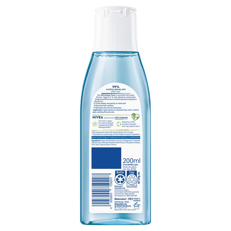 Load image into Gallery viewer, NIVEA Daily Essentials Refreshing Face Toner 200ml
