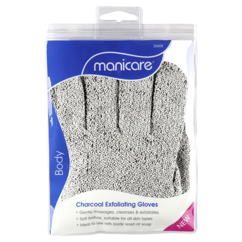Load image into Gallery viewer, Manicare Charcoal Exfoliating Gloves
