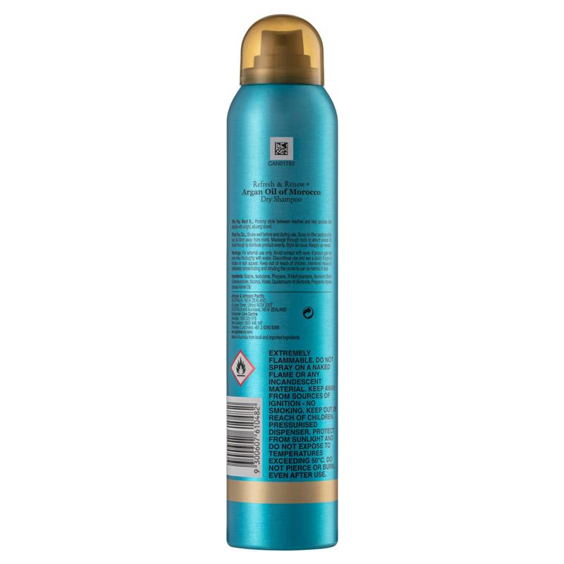 Load image into Gallery viewer, Ogx Refresh &amp; Renew + Argan Oil Of Morocco Dry Shampoo For All Hair Types 200mL
