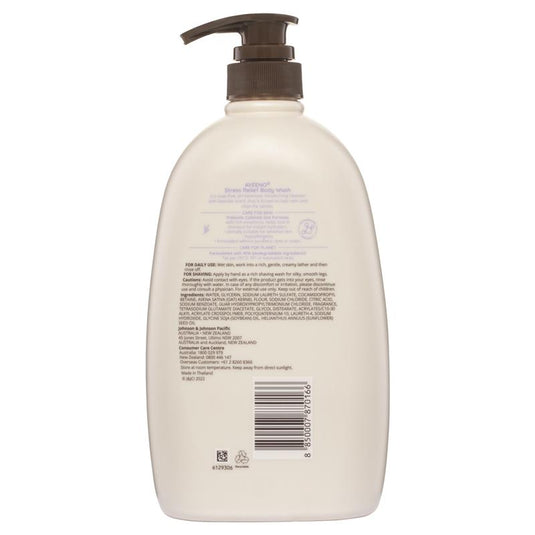 Aveeno Stress Relief Hydrating Lavender Scent Body Wash 1L