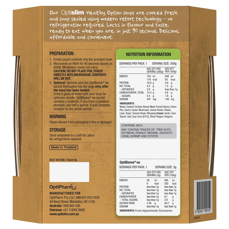 Load image into Gallery viewer, Optislim Healthy Option Meal Chicken &amp; Vegetable Soup 300g
