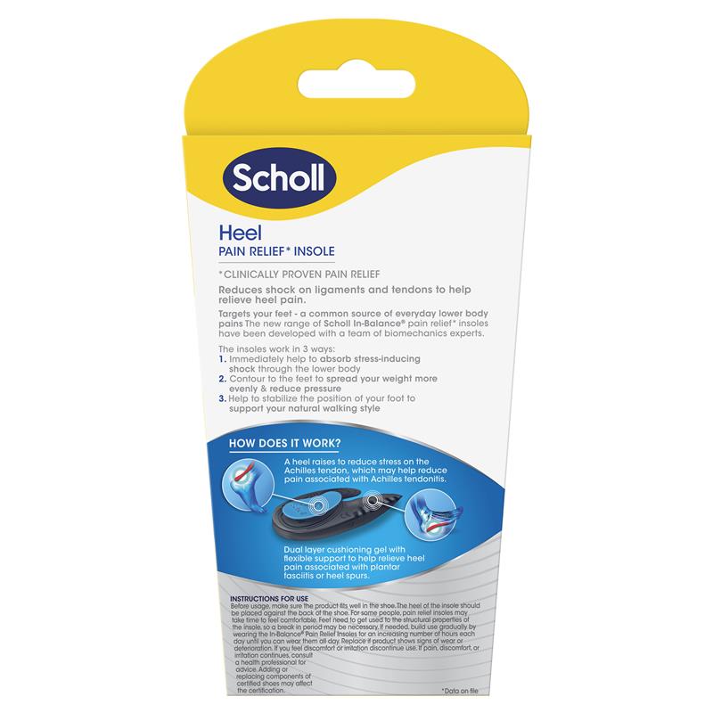 Load image into Gallery viewer, Scholl In Balance Heel and Ankle Orthotic Insole Large
