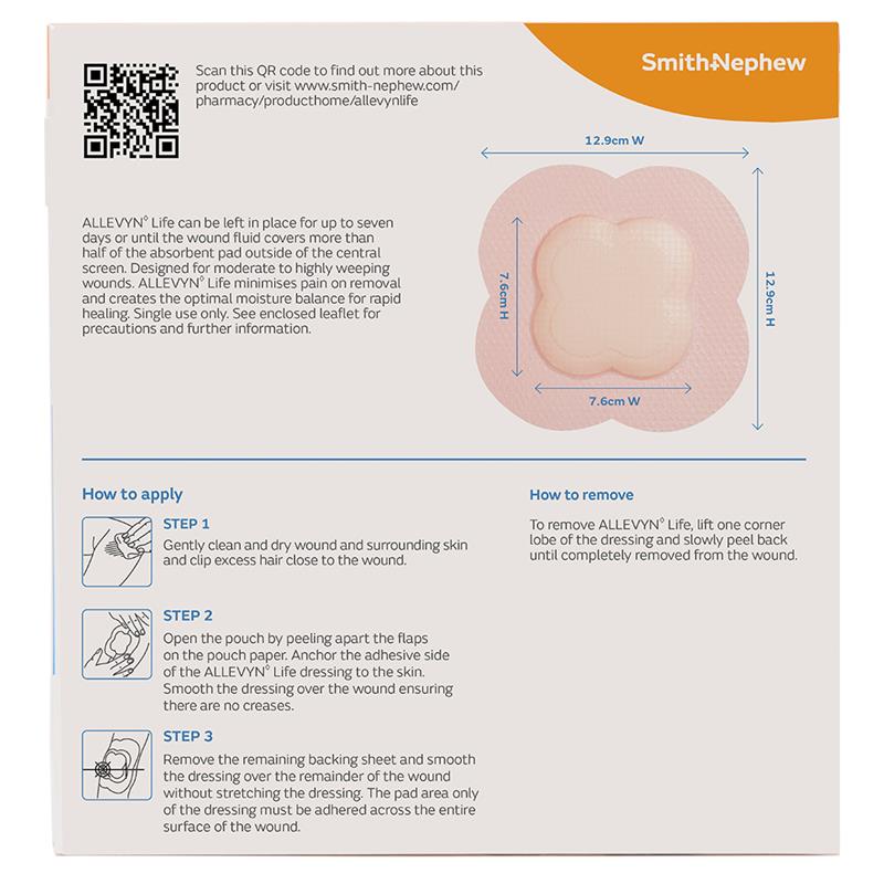 Load image into Gallery viewer, Allevyn Life Medium 12.9cm X 12.9cm 2 Pack
