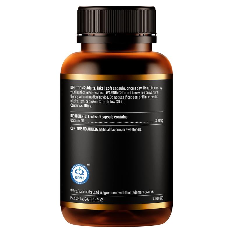 Load image into Gallery viewer, Go Healthy Ubiquinol 300mg Maximum 30 Soft Capsules Exclusive Size
