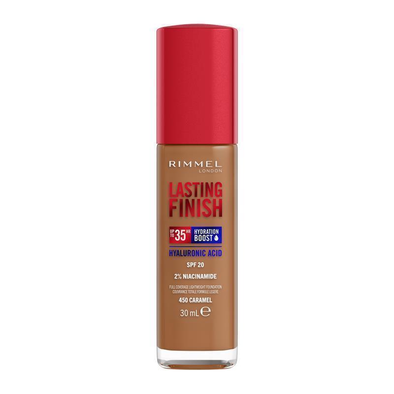 Load image into Gallery viewer, Rimmel Lasting Finish 35HR Foundation 450 Caramel
