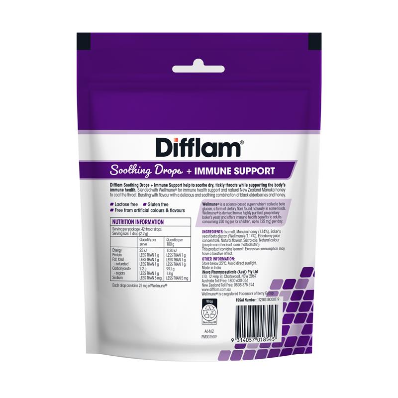 Load image into Gallery viewer, Difflam Soothing Drops + Immune Support Black Elderberry 42 Drops
