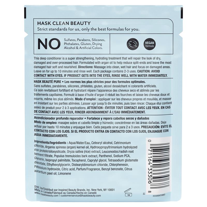 Load image into Gallery viewer, Hask Argan Oil Repairing Deep Conditioning Treatment 50g
