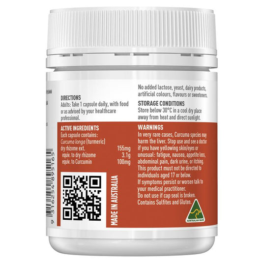 Healthy Care Super Strength Bio Turmeric 3100mg 100 Capsules NEW