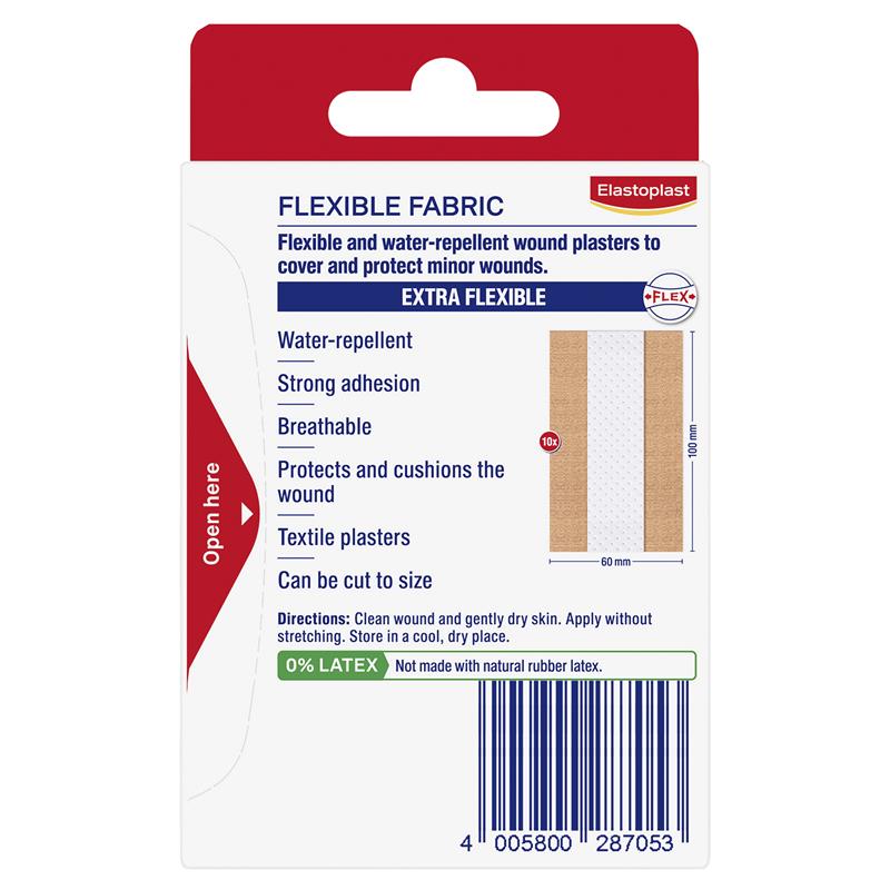 Load image into Gallery viewer, Elastoplast Flexible Fabric Dressing Length 6cmx10cm 10 Pack
