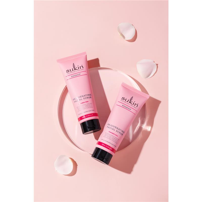 Load image into Gallery viewer, Sukin Rosehip Rejuvenating Facial Scrub 125ml
