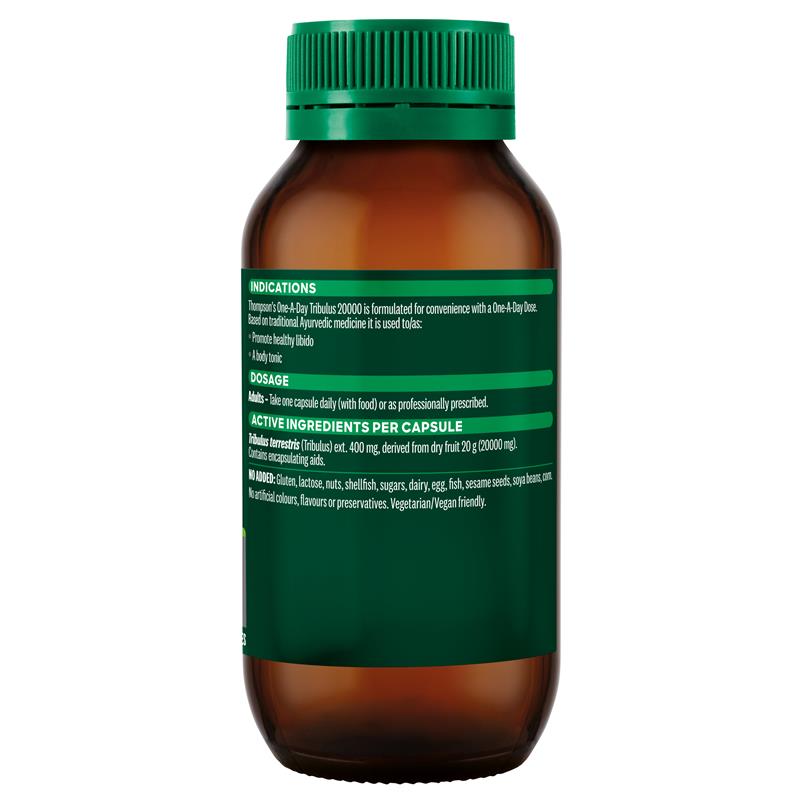 Load image into Gallery viewer, Thompson's One-A-Day Tribulus 20000mg 120 Capsules
