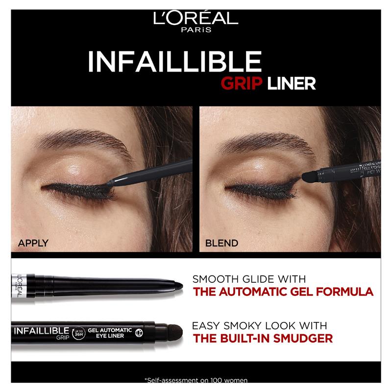 Load image into Gallery viewer, L'Oreal Paris Infallible Grip 36H Gel Automatic Eye Liner Taupe Grey

