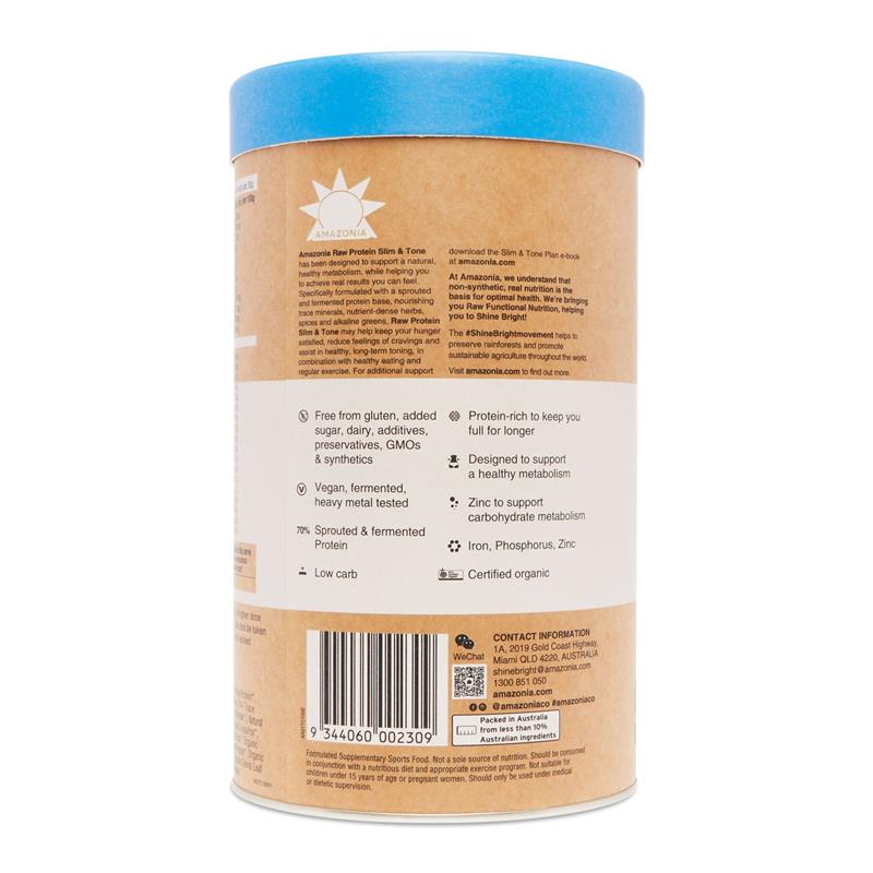 Load image into Gallery viewer, Amazonia RAW Protein Slim &amp; Tone Triple Chocolate 1kg
