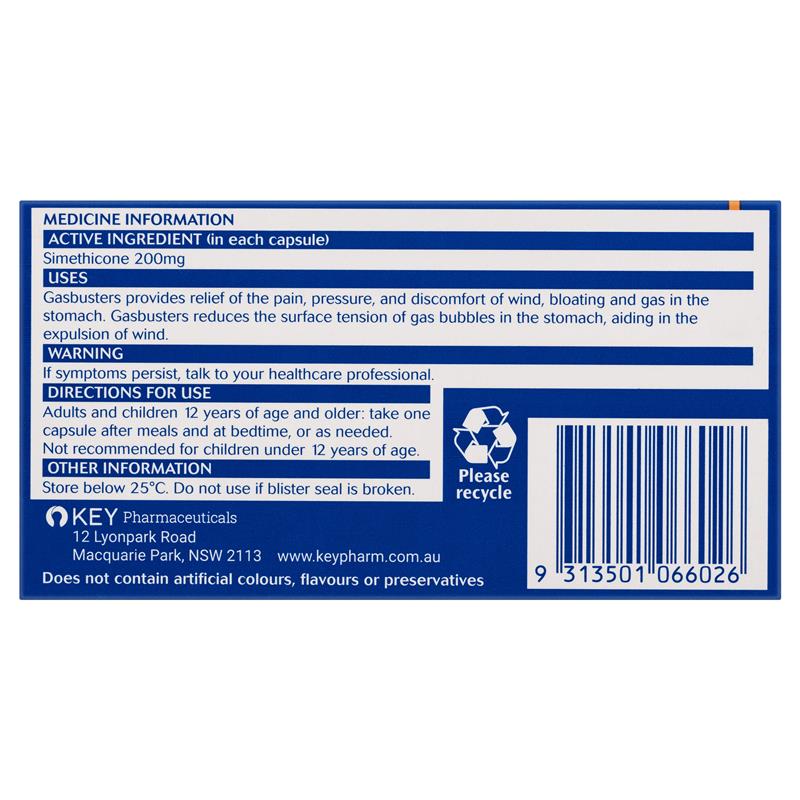 Load image into Gallery viewer, Gasbusters Capsules Peppermint 24
