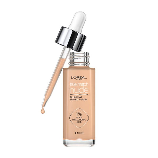 L'Oreal Paris True Match Nude Plumping Tinted Serum 2-3 Light