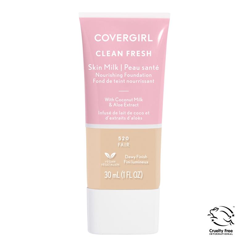 Load image into Gallery viewer, Covergirl Clean Fresh Skin Milk Vegan Foundation Fair 520
