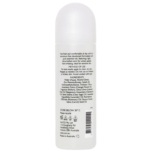 Natio Aromatherapy Aluminium Free Roll-On Deodorant 100ml