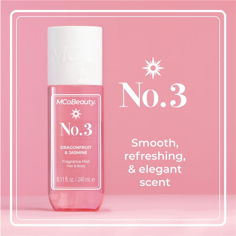 Load image into Gallery viewer, MCoBeauty Dragonfruit &amp; Jasmine No. 3 Fragrance Hair &amp; Body Mist 240ml

