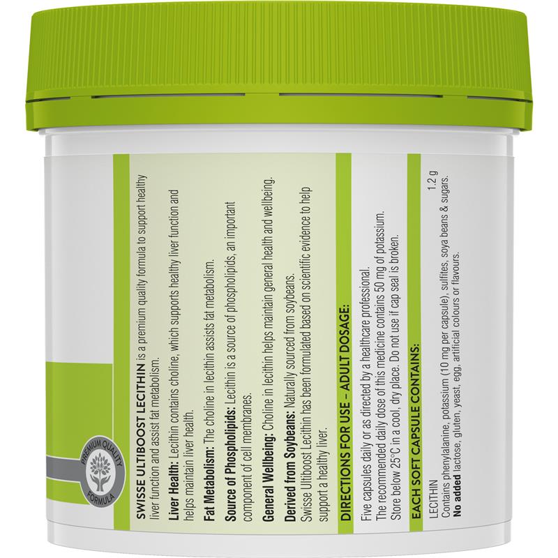 Load image into Gallery viewer, Swisse Ultiboost Lecithin 1200mg 150 Caps
