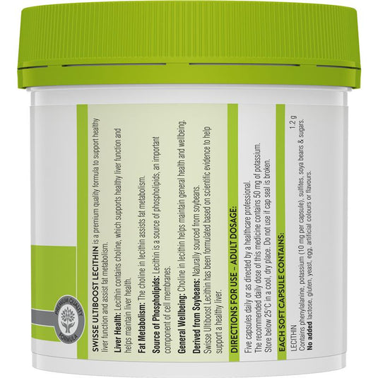 Swisse Ultiboost Lecithin 1200mg 150 Caps