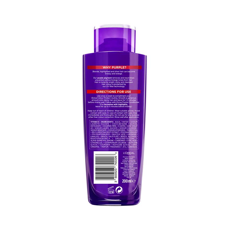 Load image into Gallery viewer, L'Oreal Elvive Purple Shampoo 200ml
