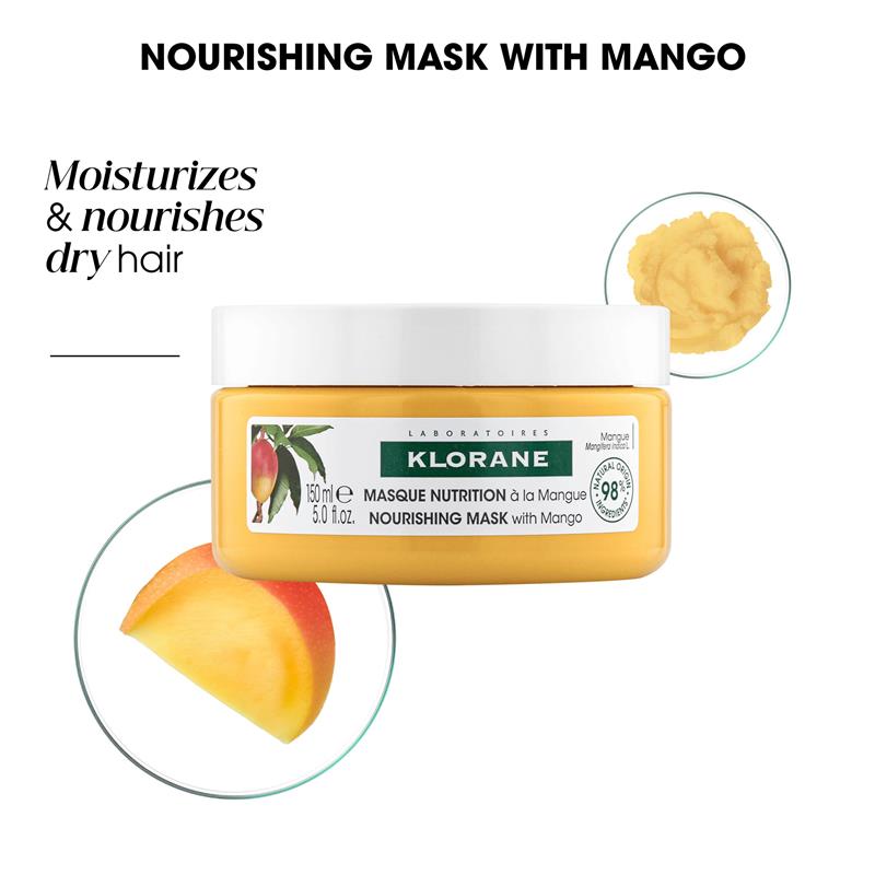 Load image into Gallery viewer, Klorane Nourishing Mango Butter Mask 150ml
