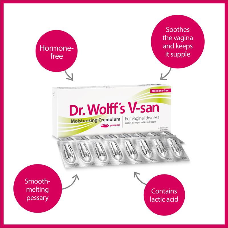 Load image into Gallery viewer, Dr Wolffs V-San Moisturising Cremolum Pessary
