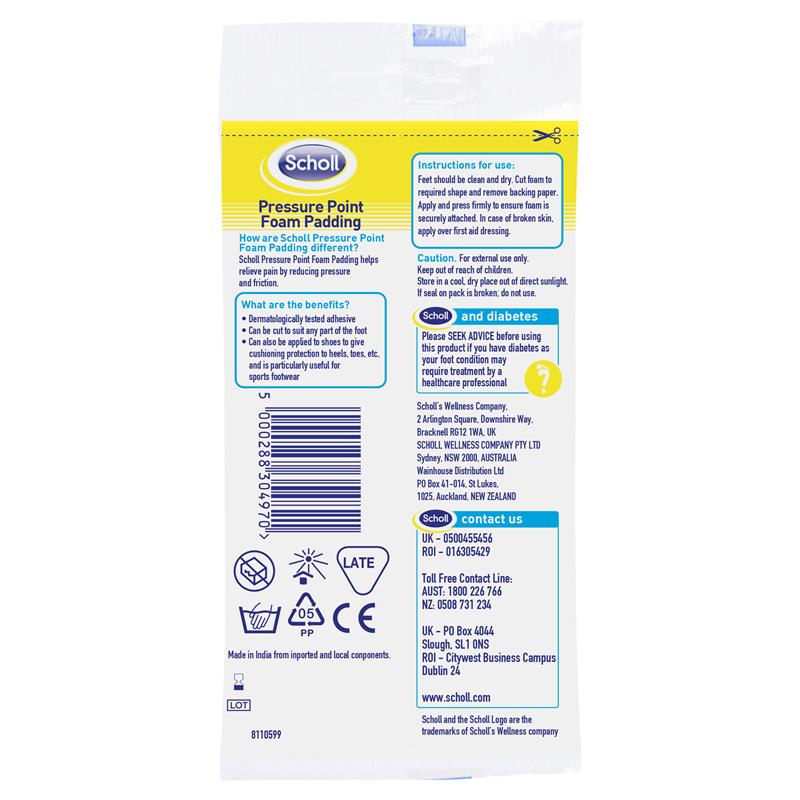 Load image into Gallery viewer, Scholl Pressure Point Adhesive Foam
