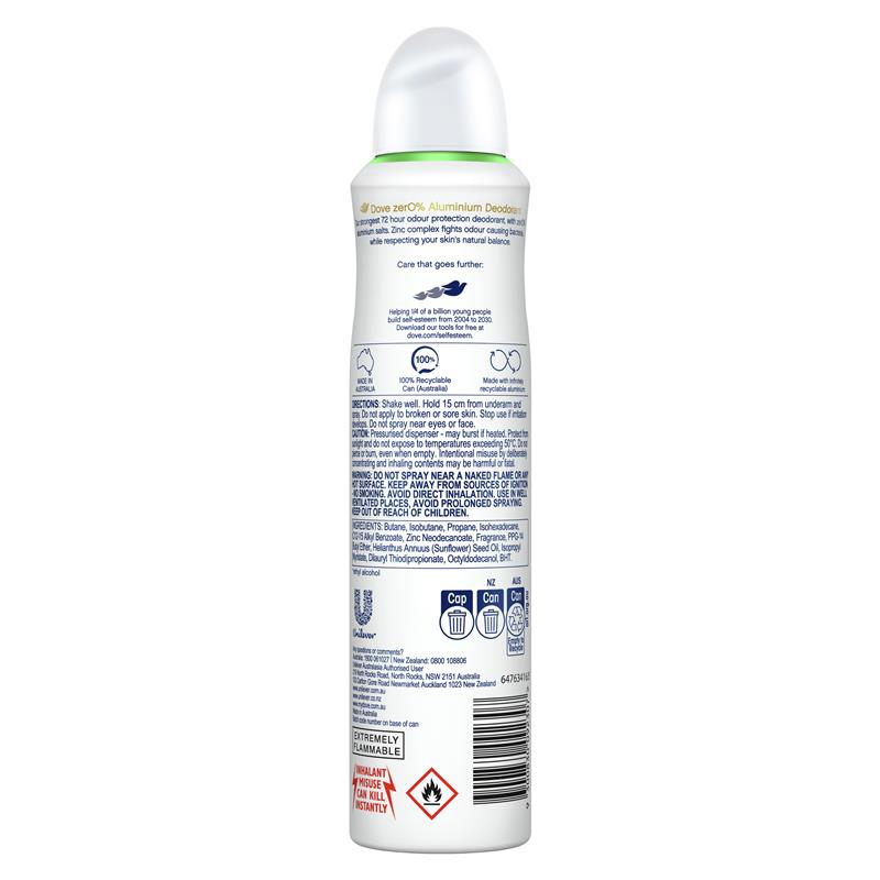 Load image into Gallery viewer, Dove Zero Aluminium Cucumber 250ml

