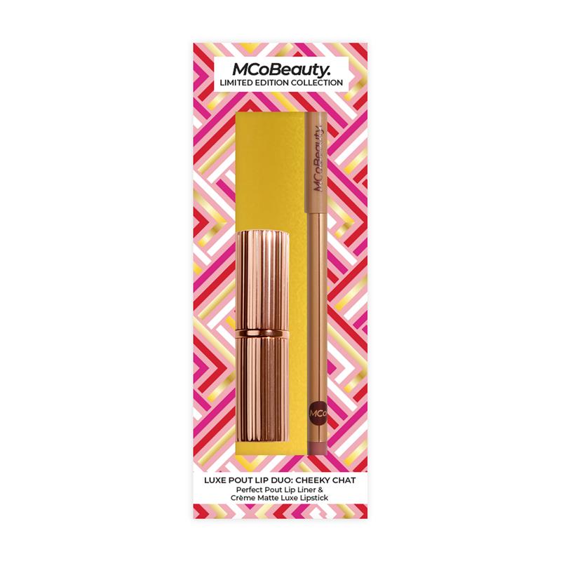 Load image into Gallery viewer, MCo Beauty Luxe Pout Lip Duo Kit Cheeky Chat XMAS 2024
