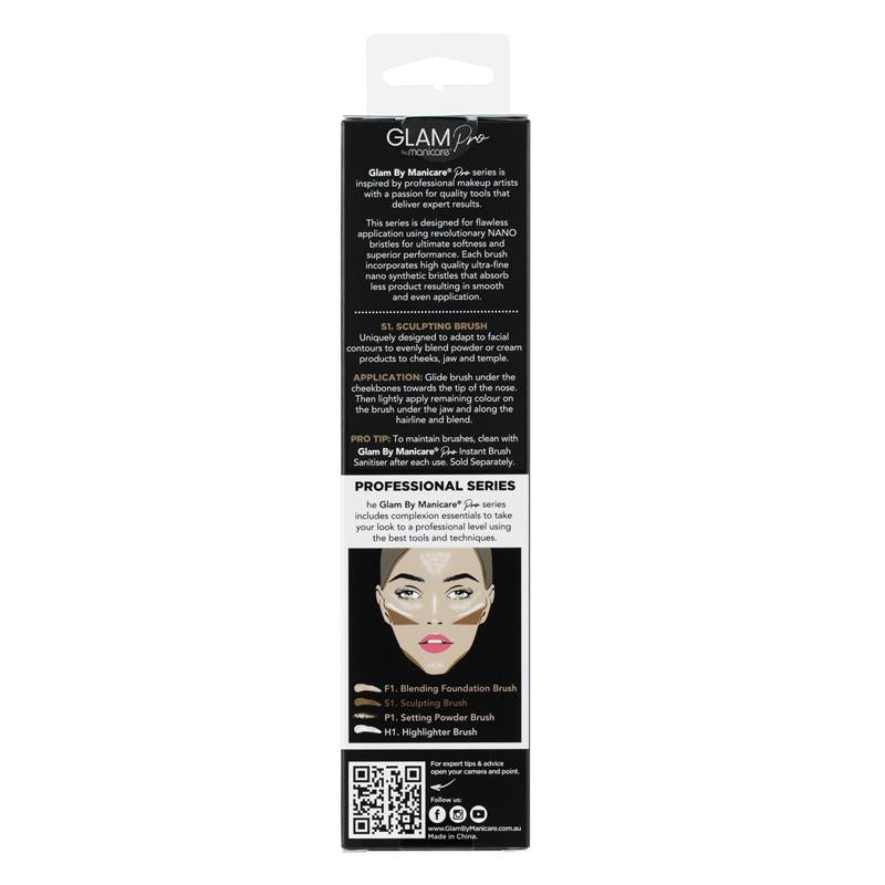 Load image into Gallery viewer, Glam By Manicare Pro S1. Sculpting Brush
