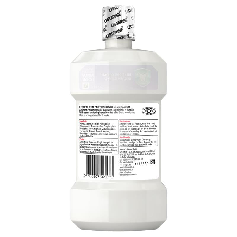 Load image into Gallery viewer, Listerine Mouthwash Bright White 500ml
