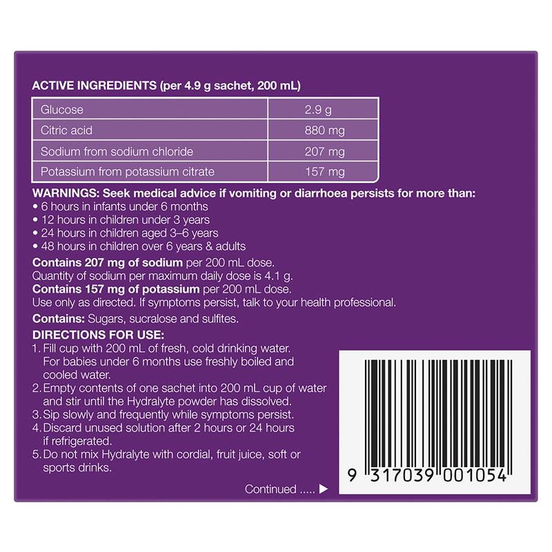 Load image into Gallery viewer, Hydralyte Powder Apple Blackcurrant 5g X 10

