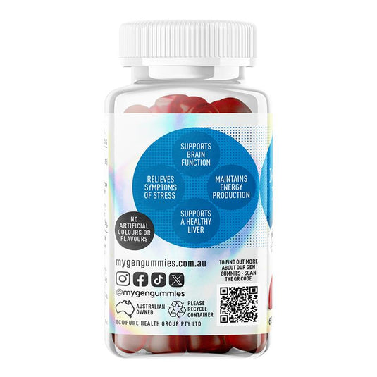 GEN Millennial Gummies Men's  Multivitamin Mixed Berry 60 Pack