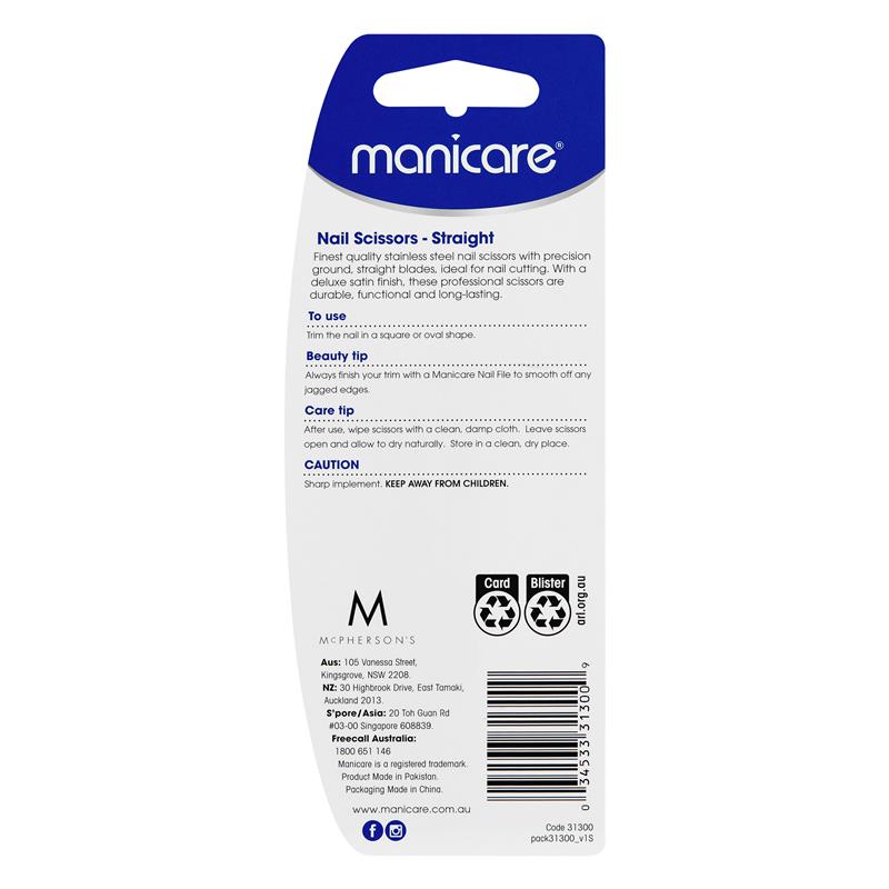 Load image into Gallery viewer, Manicare Nail Scissors - Straight
